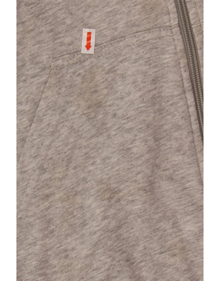 Rip Curl Suéter masculino com capuz e zíper grande bloco colorido cinza