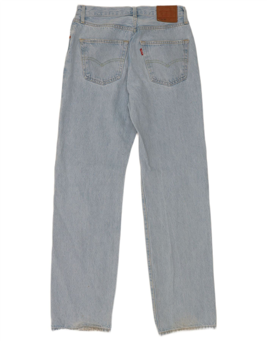 Calça jeans feminina Levi's 501 Straight W25 L32 azul algodão