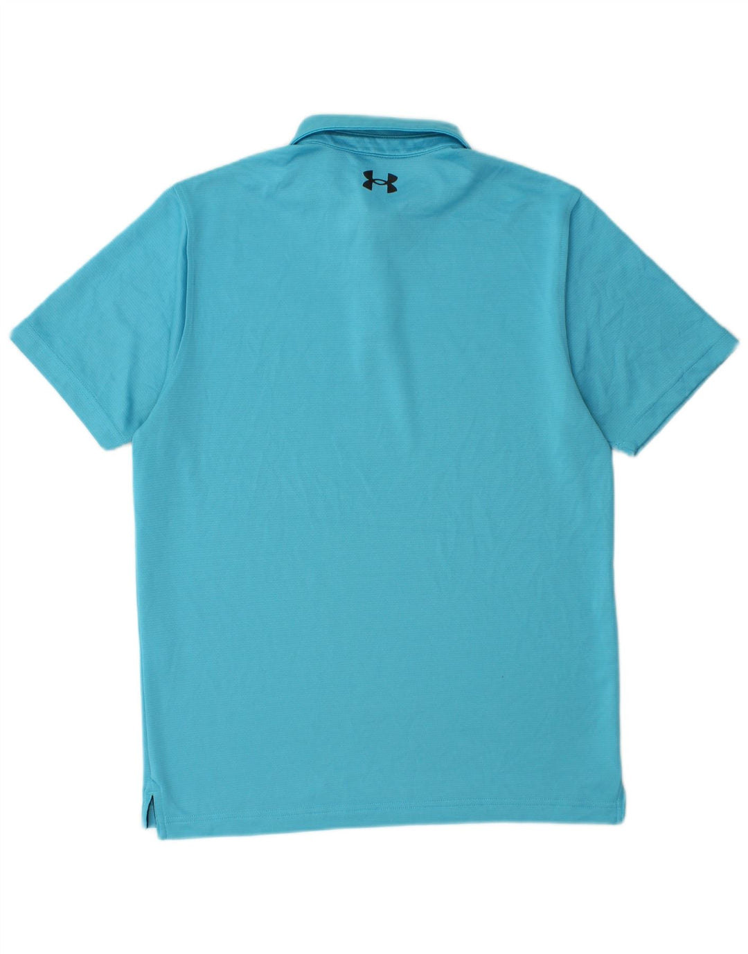Camisa polo masculina UNDER ARMOUR de ajuste solto poliéster azul médio