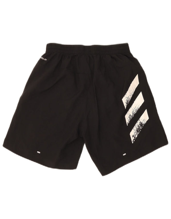 Shorts esportivo Adidas Aeroready feminino UK 10 pequeno preto
