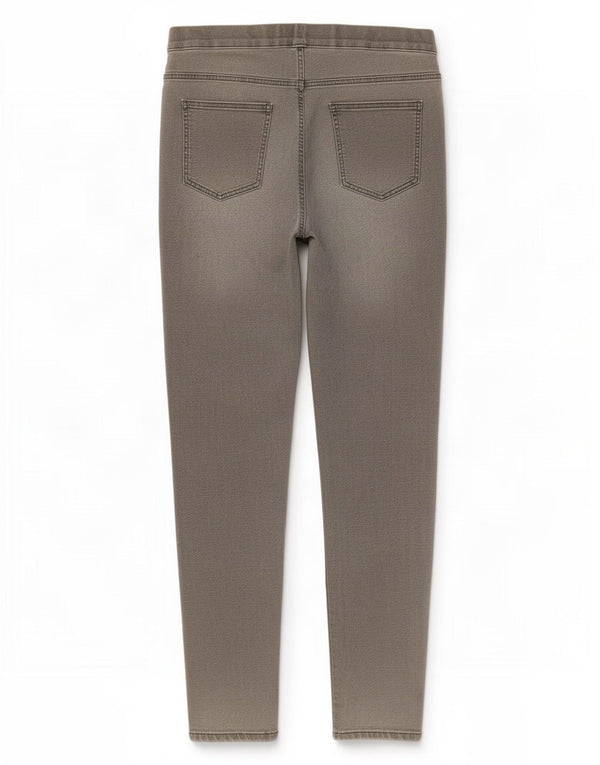 Calça jeans feminina Marks & Spencer UK 18 XL W36 L27 algodão cinza