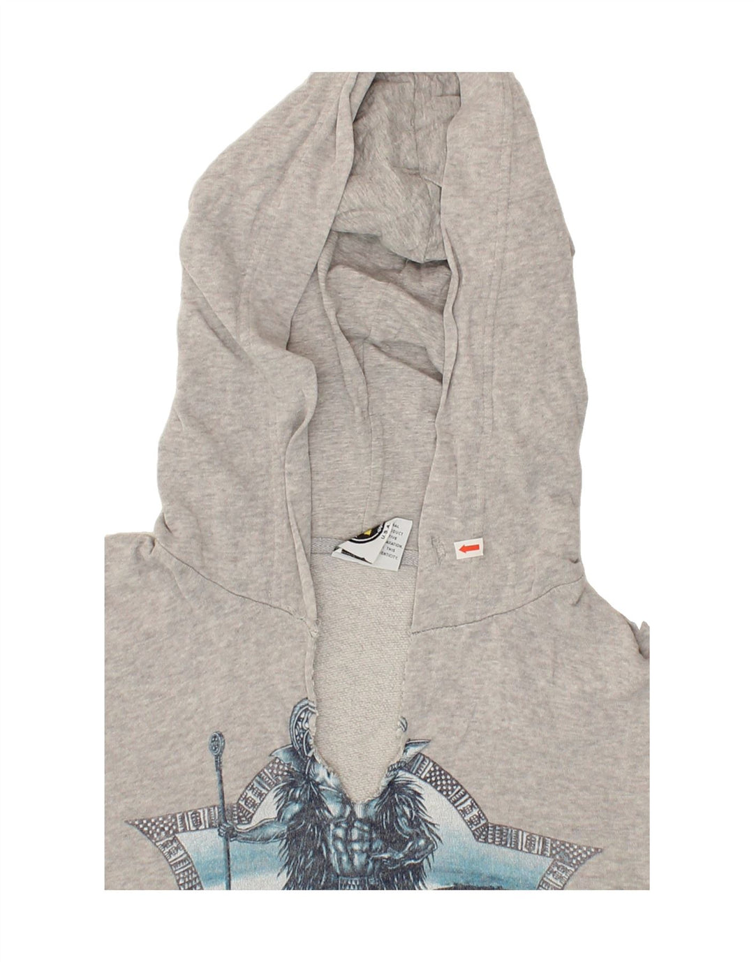 MAUI AND SONS Mens Graphic Hoodie Jumper XL Grey Cotton Vintage Maui and Sons and Second-Hand Maui and Sons from Messina Hembry 