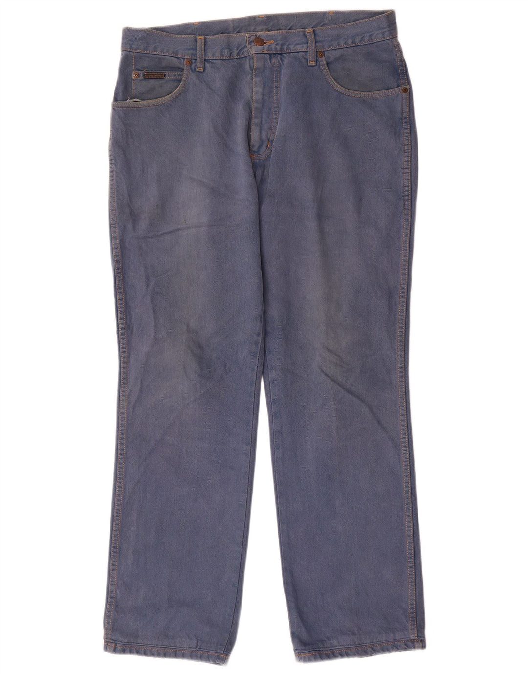 Wrangler Masculino Texas Straight Jeans W36 L31 Azul Algodão