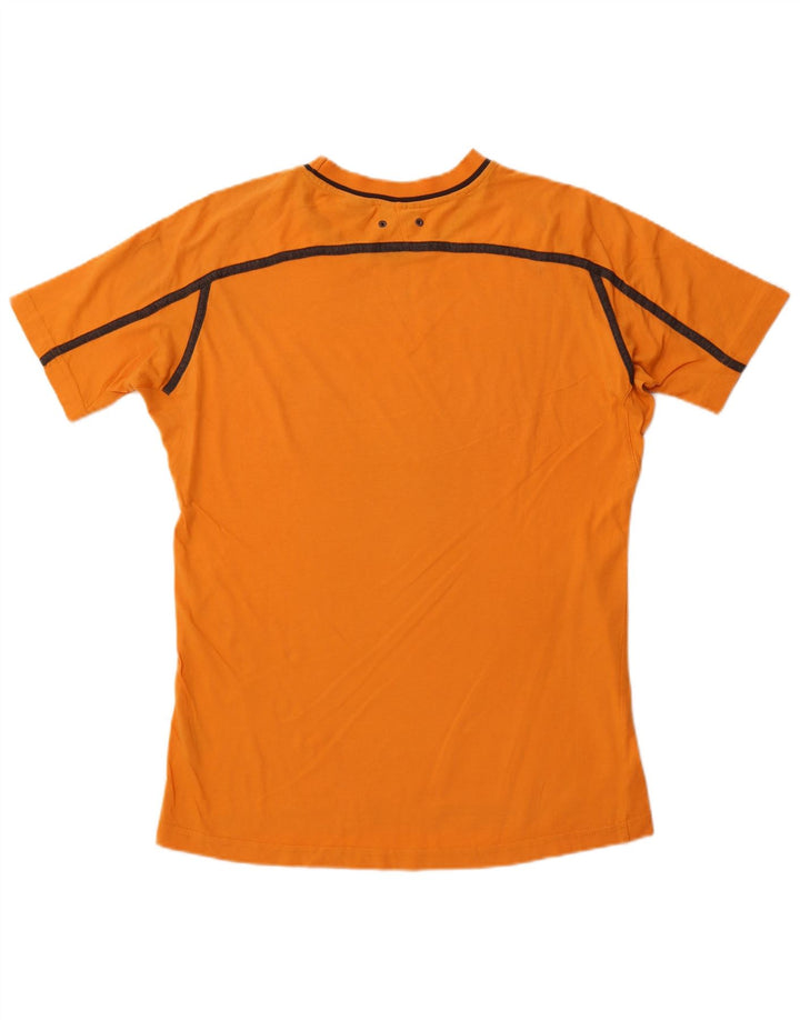 Camiseta masculina FILA Top médio algodão laranja