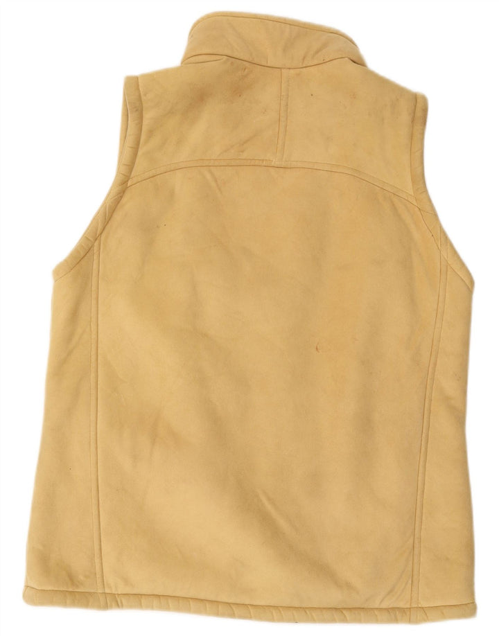 Musto Womens Sherpa Gilet UK 14 Grande Poliéster Bege