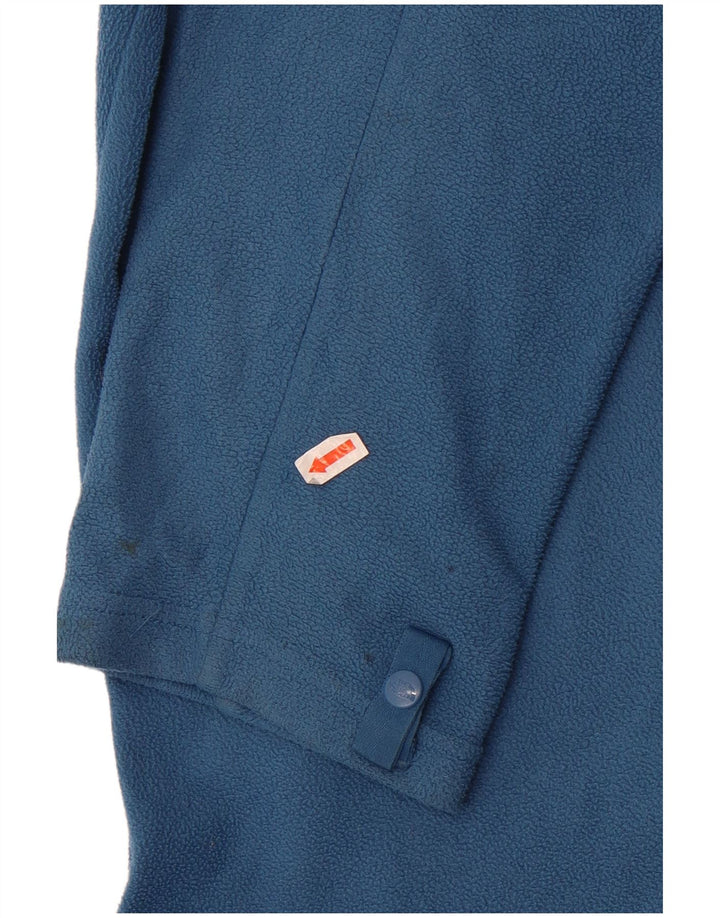 Jaqueta The North Face Mens Polartec Fleece UK 38 Poliéster Azul Médio