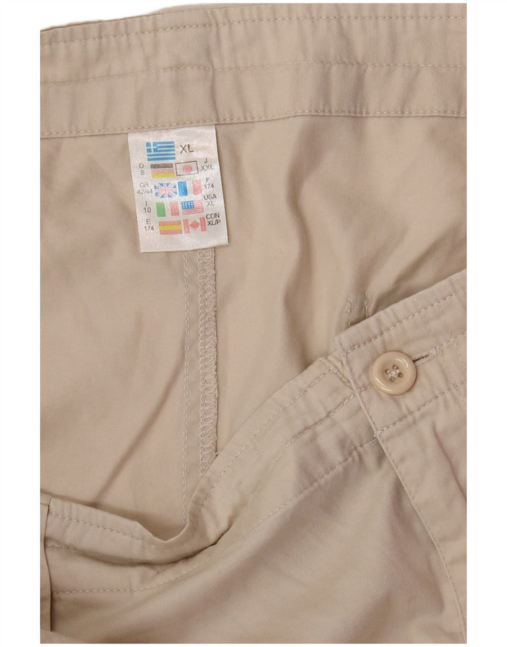 Shorts cargo masculino VINTAGE XL W38 algodão bege