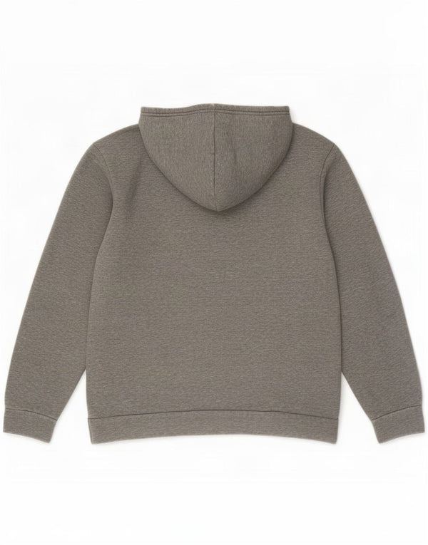 Jumper com capuz gráfico Puma Boys 15-16 anos cinza algodão manchado