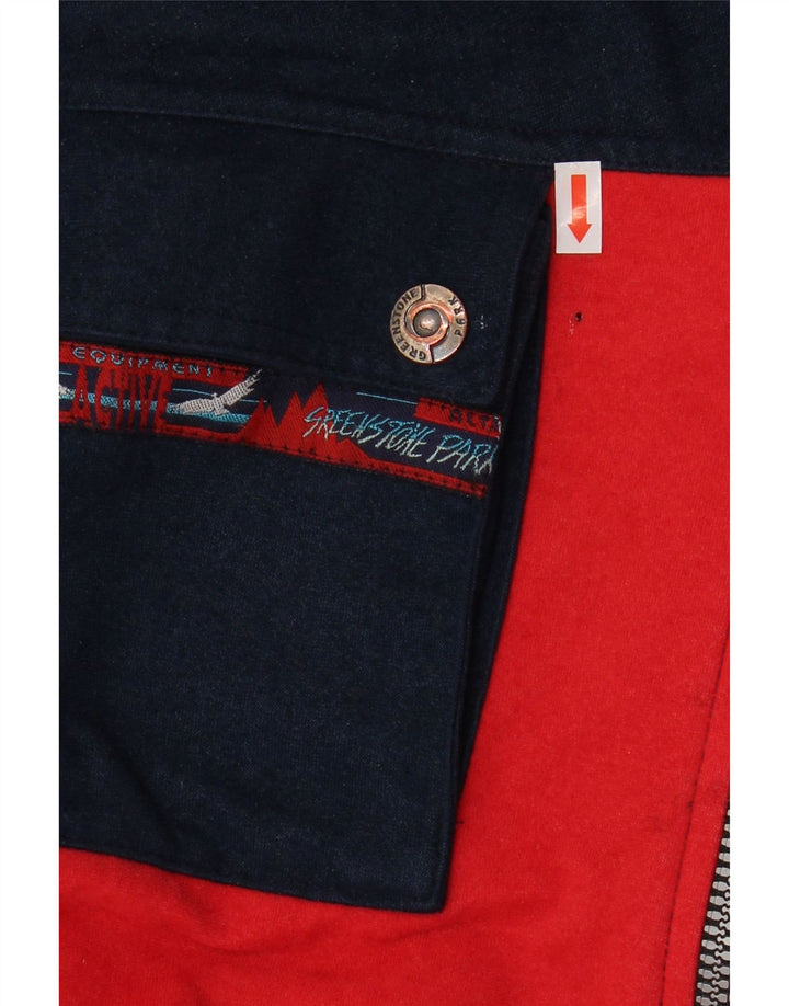 Jaqueta masculina de agasalho Sreekstone Park XL vermelho colorblock