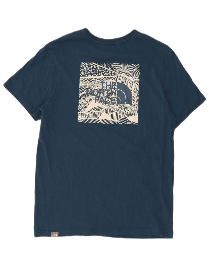 Camiseta masculina The North Face azul médio