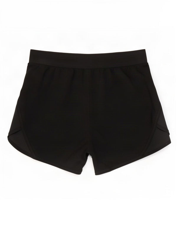 Under Armour Womens Loose Fit Sport Shorts UK 10 Pequeno Poliéster Preto