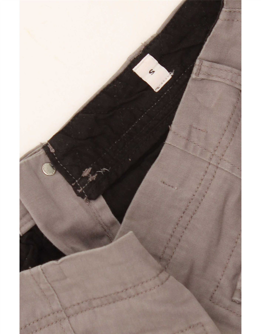Shorts cargo masculino Jack & Jones Comfort Fit pequeno W29 algodão cinza