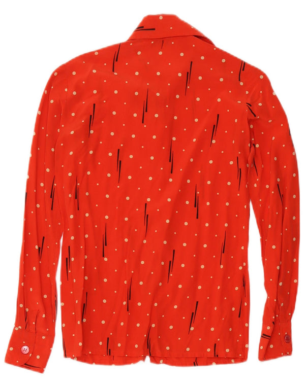 Blusa feminina Pancaldi & B EUA 00 2XS vermelho manchado