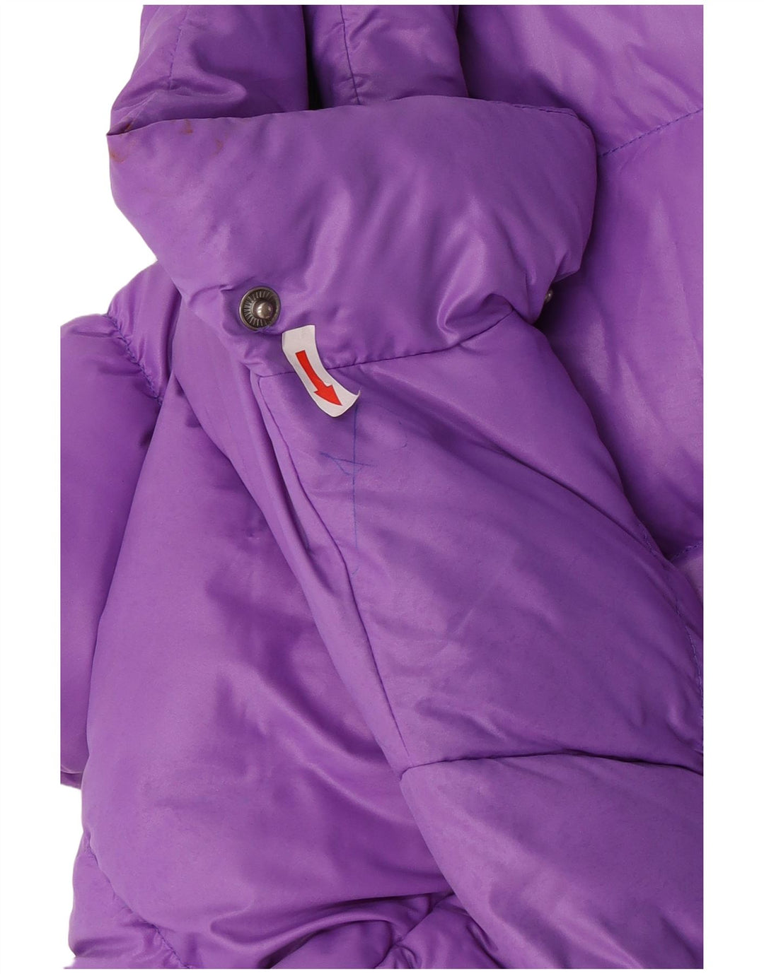 Jaqueta acolchoada Woolrich para meninas 11-12 anos nylon roxo