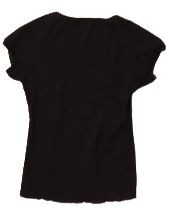 Blusa feminina Liu Jo com estampa gráfica UK 4 XS preto poliéster