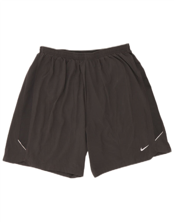 Shorts esportivos masculinos Nike Dri Fit cinza médio