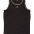 Adidas Mens Colete Top Pequeno Poliéster Salpicado Preto