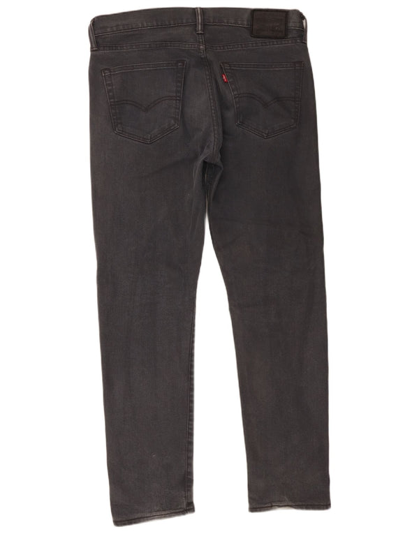 Levi's Mens Slim Jeans W34 L32 Cinza Algodão