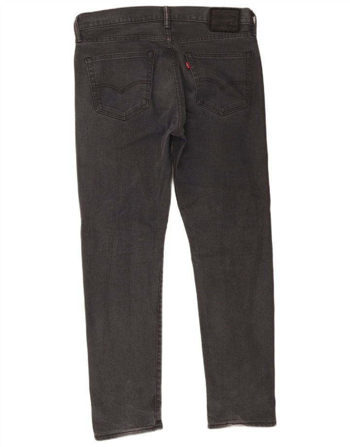 Levi's Mens Slim Jeans W34 L32 Cinza Algodão