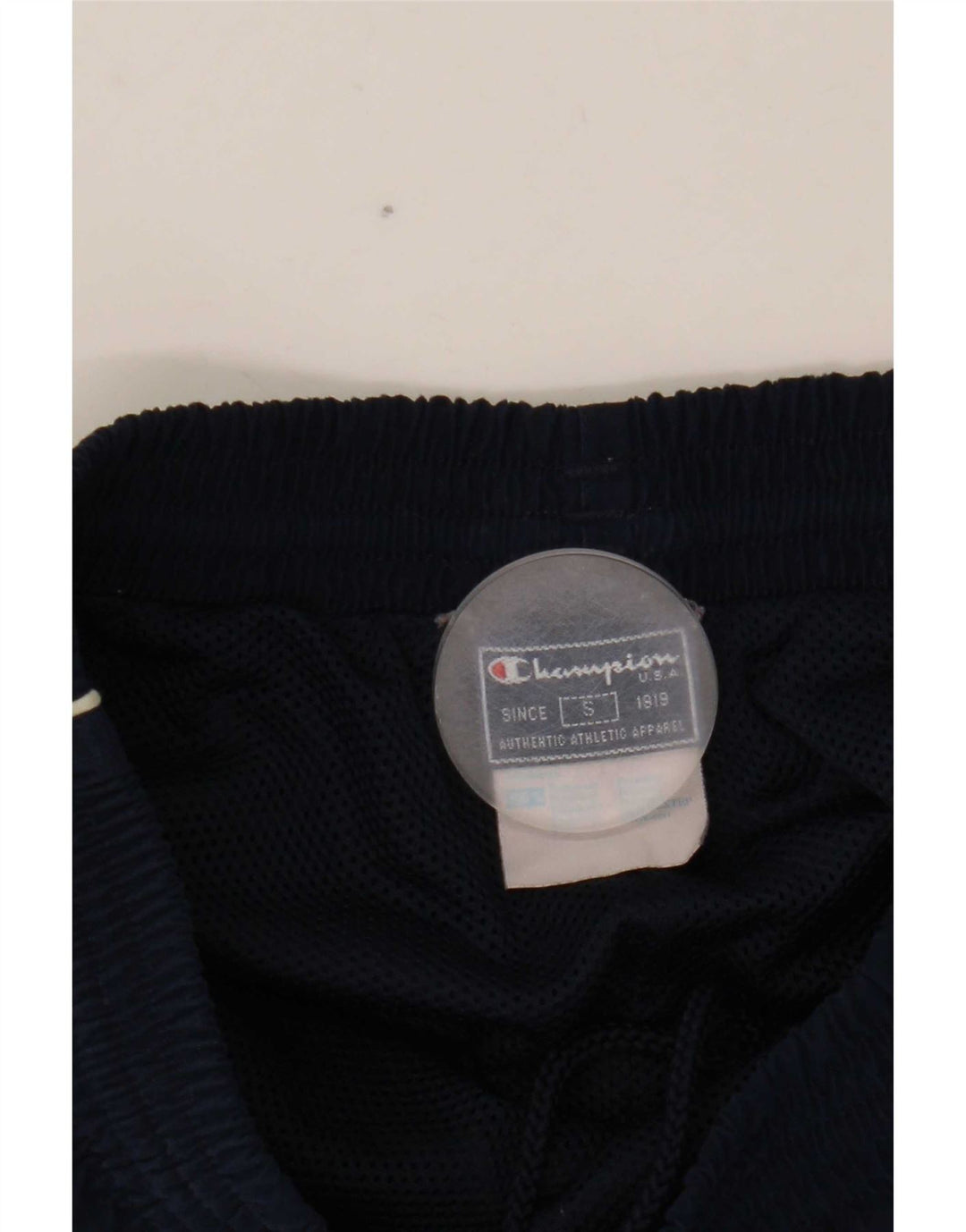 Calça esportiva masculina Champion Cargo pequena poliéster azul marinho