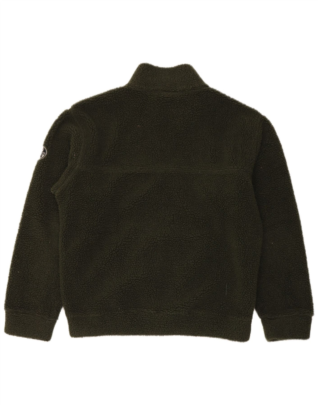 Jaqueta de lã gráfica masculina North Sails UK 38 poliéster verde médio