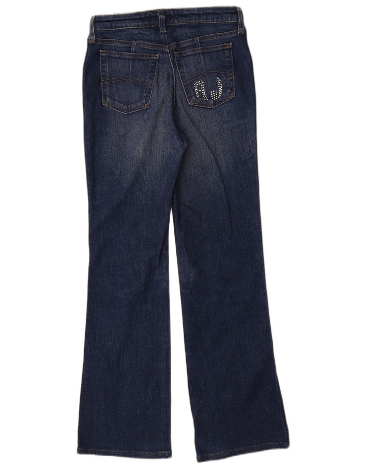 Armani feminino bootcut jeans W27 L29 algodão azul