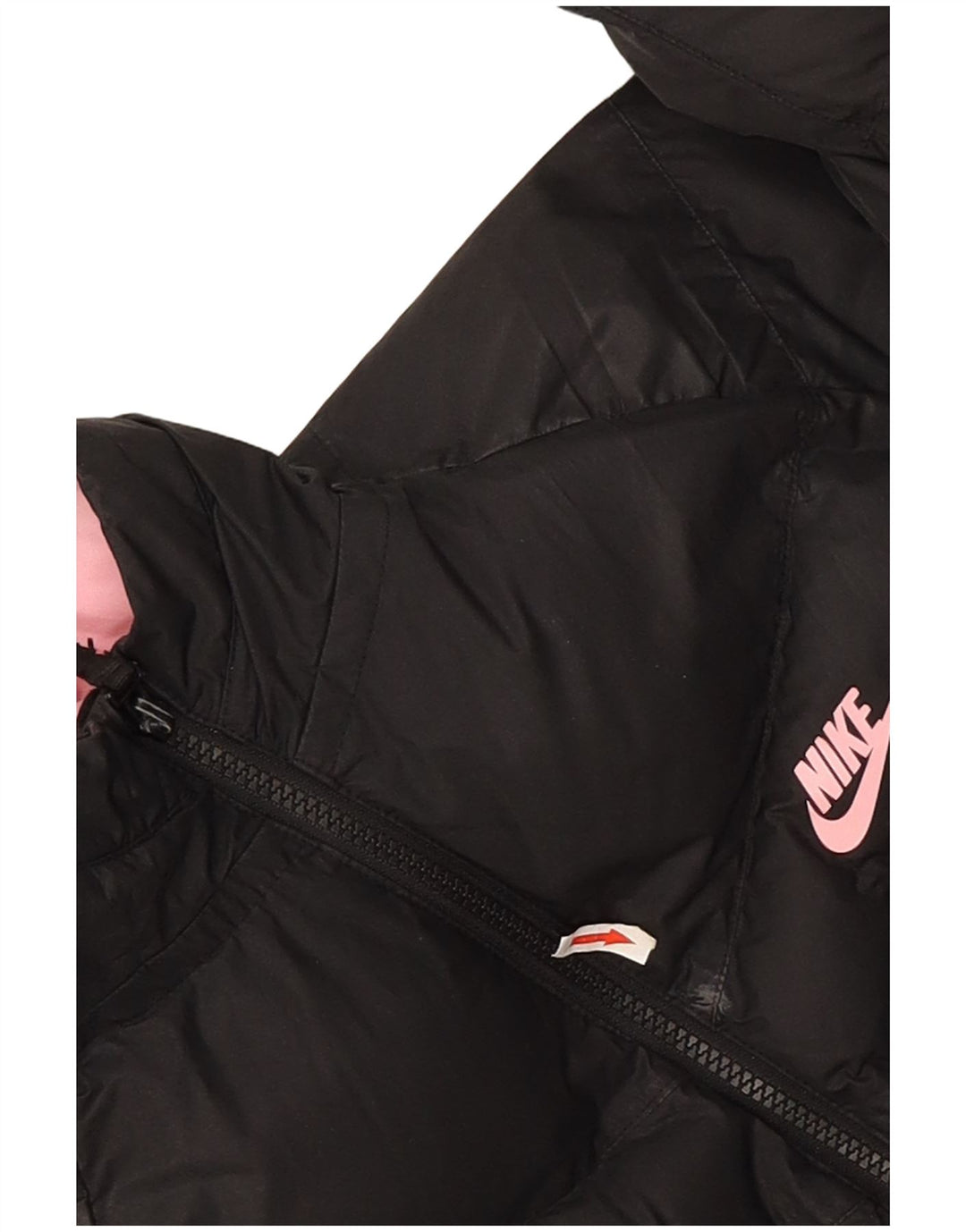 Jaqueta acolchoada com capuz Nike Girls 13-14 anos XL preto poliéster