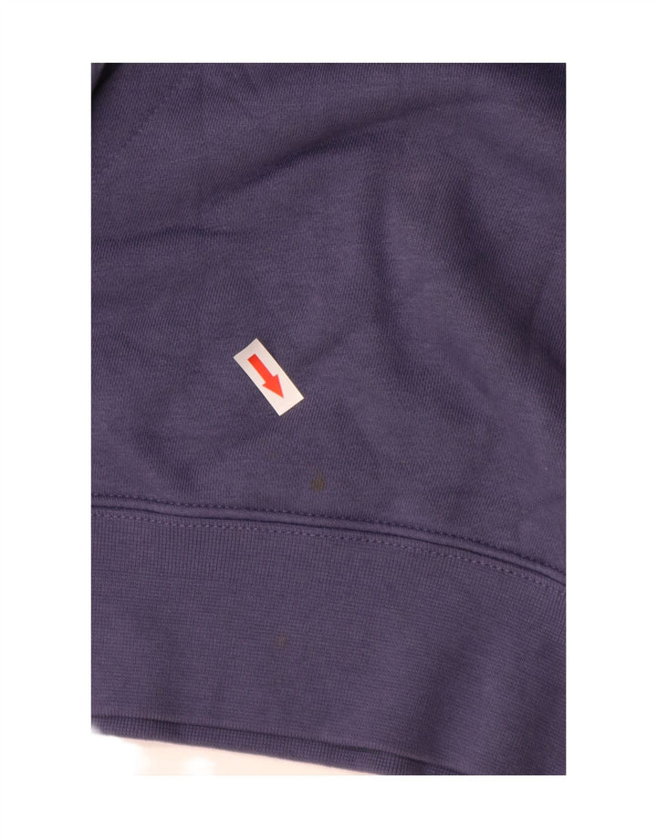Nike masculino moletom com capuz pequeno algodão azul marinho