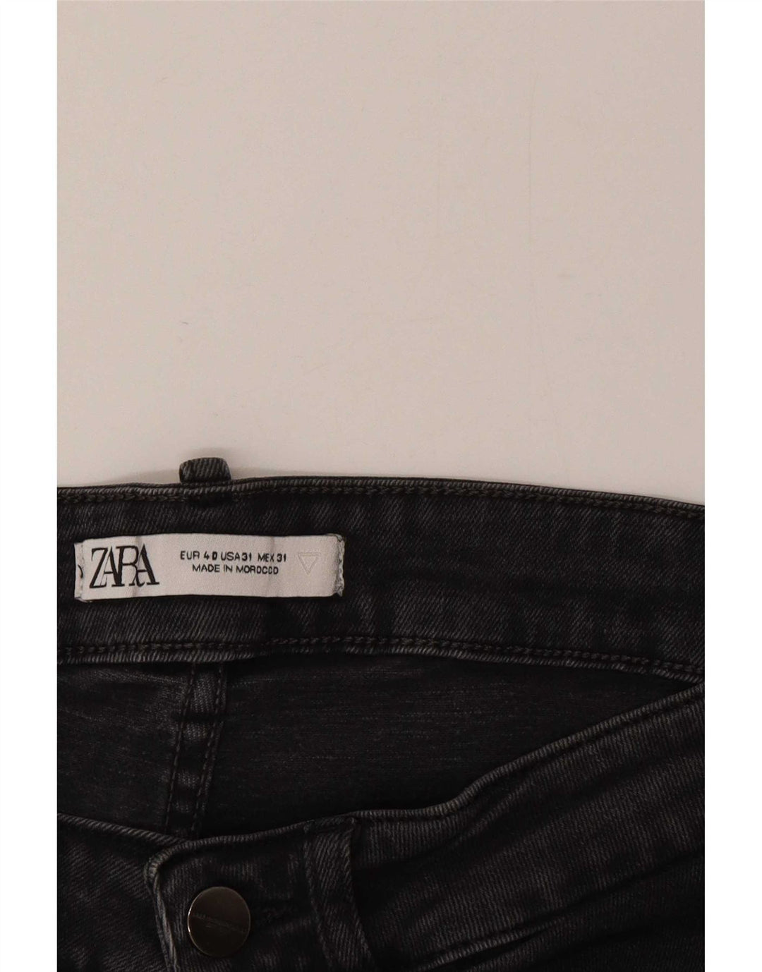 Zara Mens Skinny Jeans EU 40 Médio W31 L30 Cinza