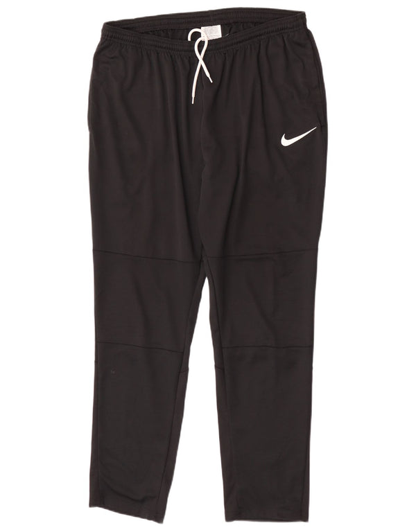 Calça de treino Nike Mens Dri Fit XL preta poliéster