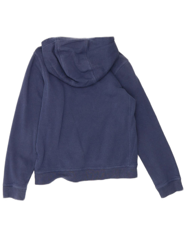 Jumper com capuz Nike Boys 12-13 anos grande algodão azul marinho