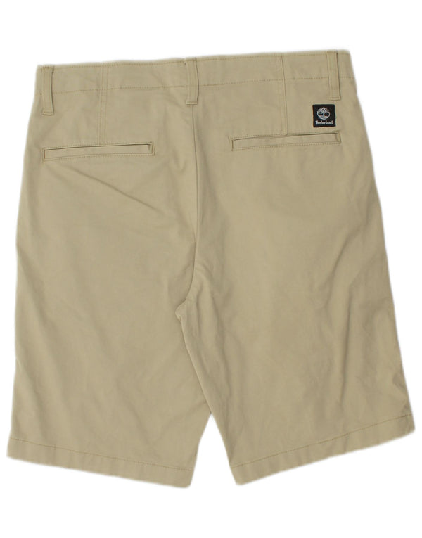Timberland Mens Chino Shorts W30 Médio Algodão Verde