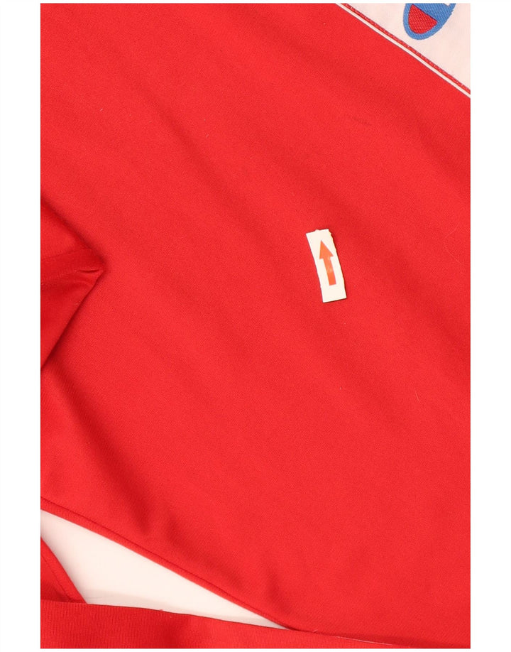 Calça esportiva masculina Champion XL vermelho colorblock poliéster