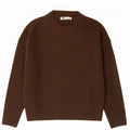 Zara Suéter feminino oversized com gola canoa Reino Unido 10 pequeno marrom