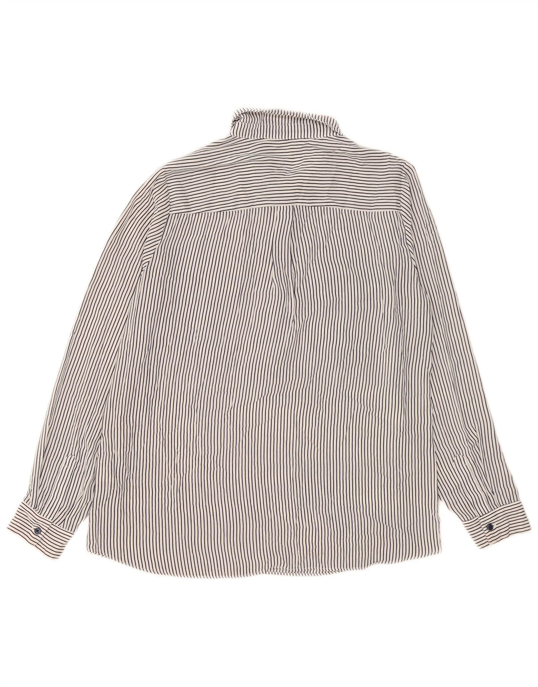 Blusa feminina pulôver Oasis UK 14 poliéster listrado branco grande