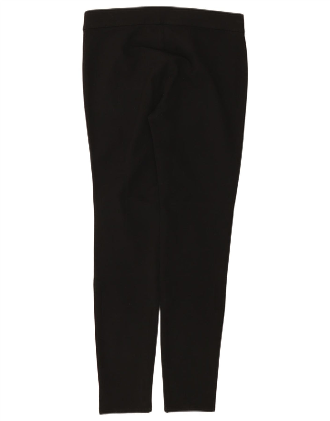 Calça feminina Zara cintura média slim casual médio W28 L28 poliéster preto