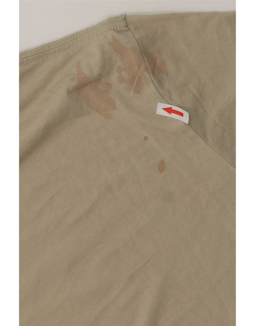 Camiseta masculina Under Armour Top médio algodão bege