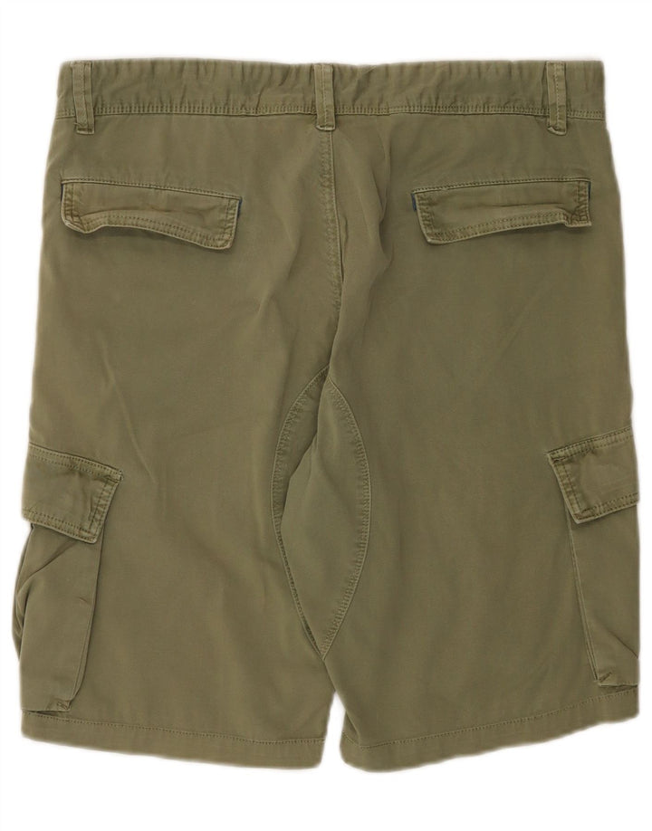 Shorts cargo masculino Yes Zee W33 algodão cáqui médio
