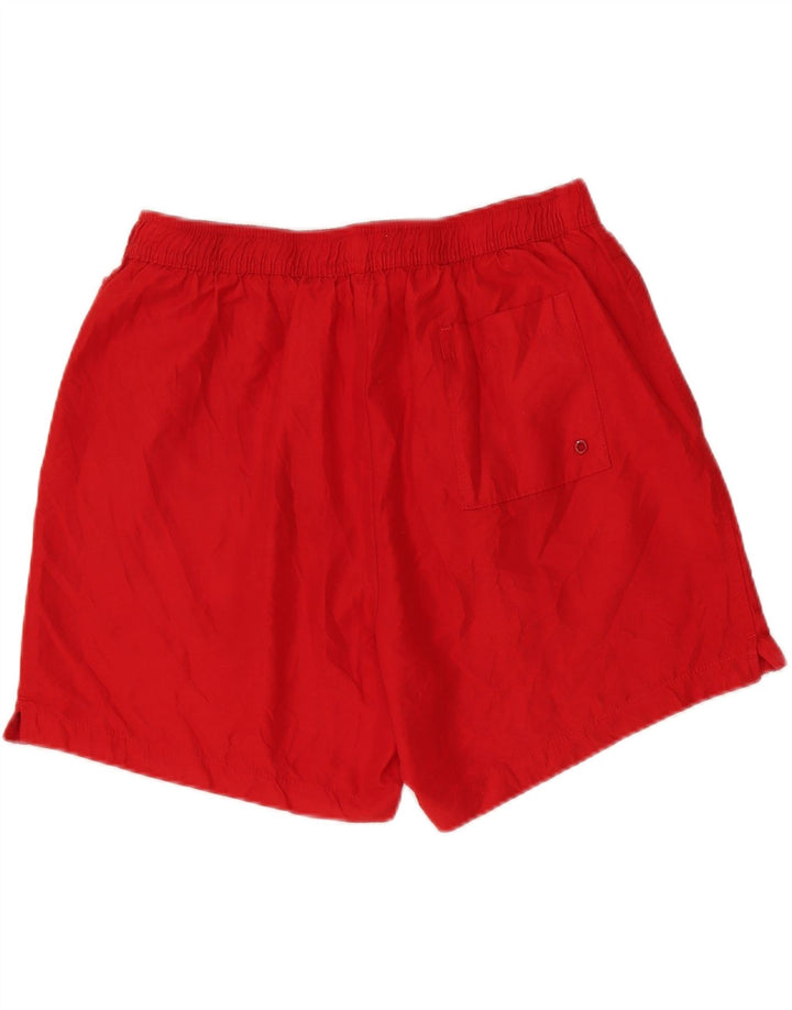 CALVIN KLEIN Calção de banho masculino gráfico XL poliéster colorblock vermelho