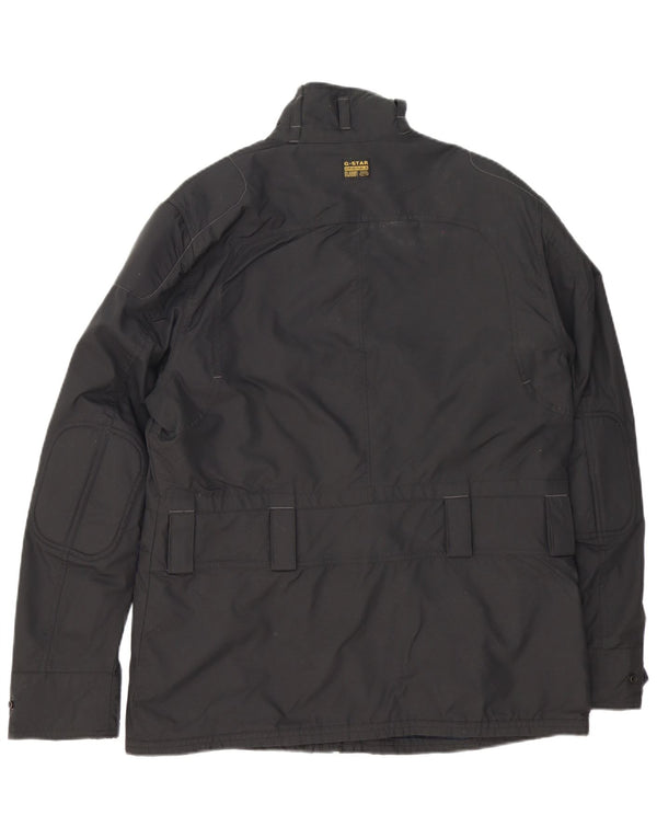 Jaqueta utilitária masculina G-Star UK 42 XL preto nylon