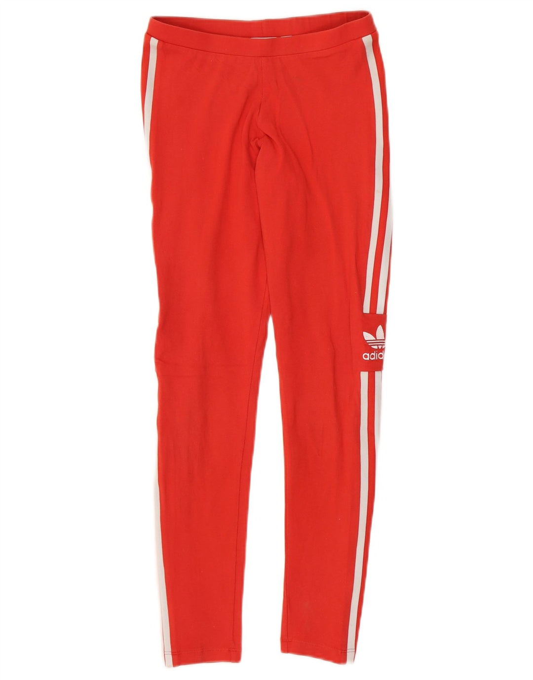 ADIDAS Womens Leggings UK 6 XS Vermelho Algodão