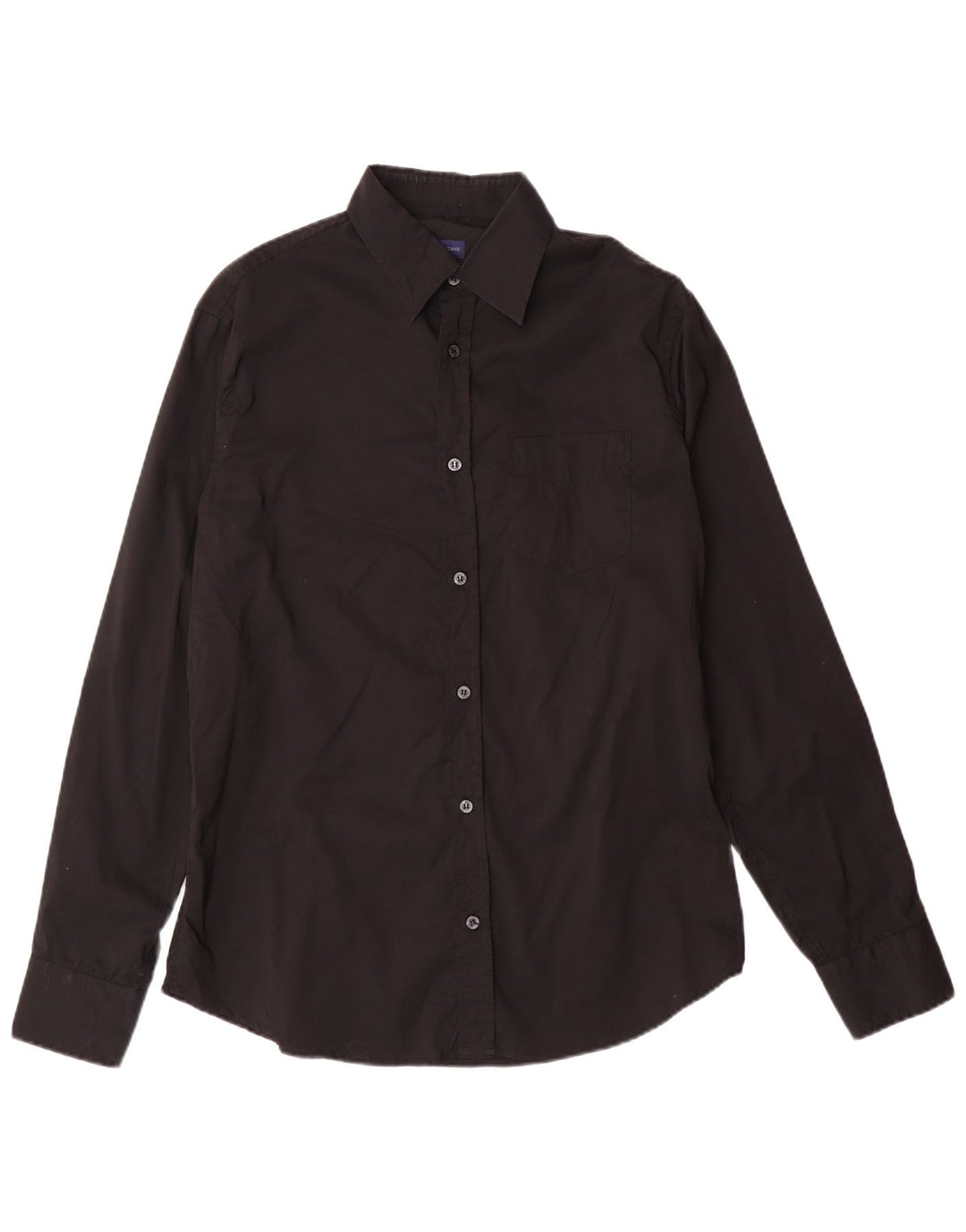 Camisa masculina TRUSSARDI JEANS grande algodão preto