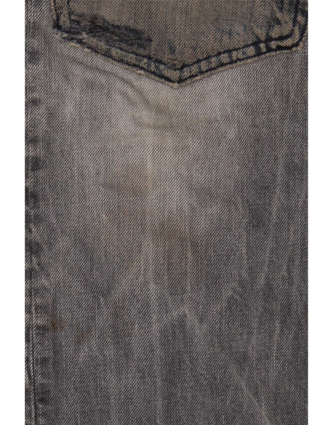 Diesel Mens Distressed Cargo Straight Jeans W32 L34 Azul Algodão