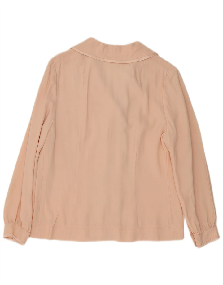 Blusa feminina vintage UK 18 XL rosa