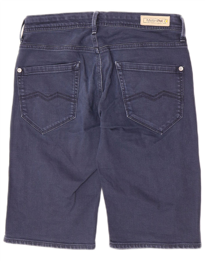 Shorts jeans masculino Meltin' Pot W31 algodão azul marinho médio
