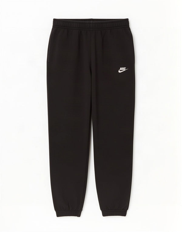 Calça de treino masculina Nike joggers grande algodão preto