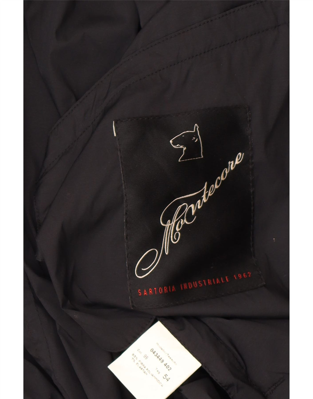 Jaqueta bomber masculina MONTECORE IT 54 2XL poliamida preta