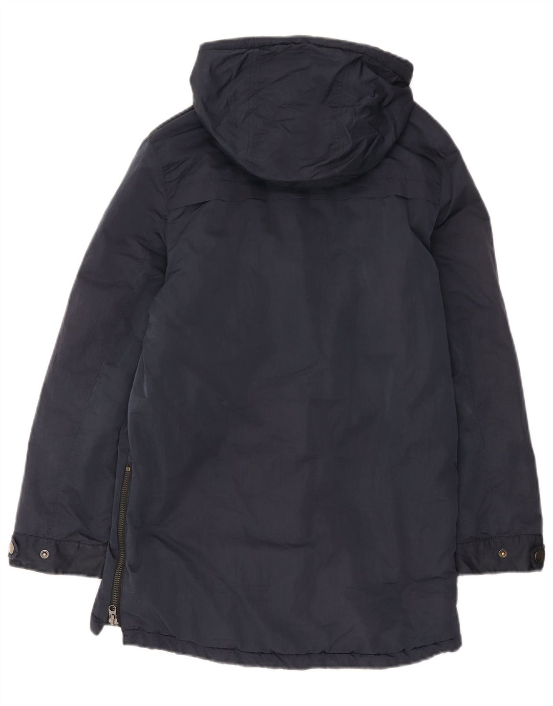Jaqueta Parka com capuz para meninos ZARA 11-12 anos azul marinho nylon