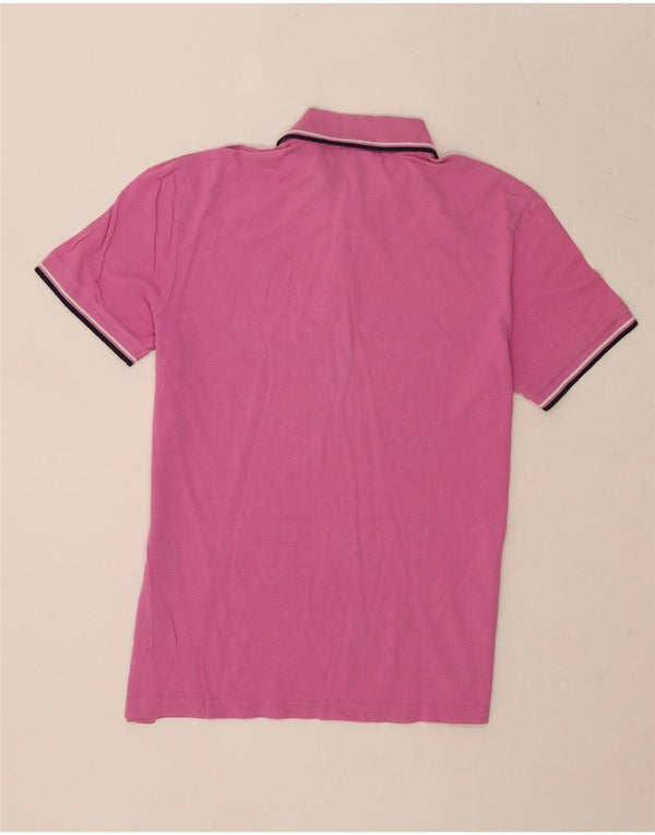 Camisa polo masculina Diadora XL rosa listrada