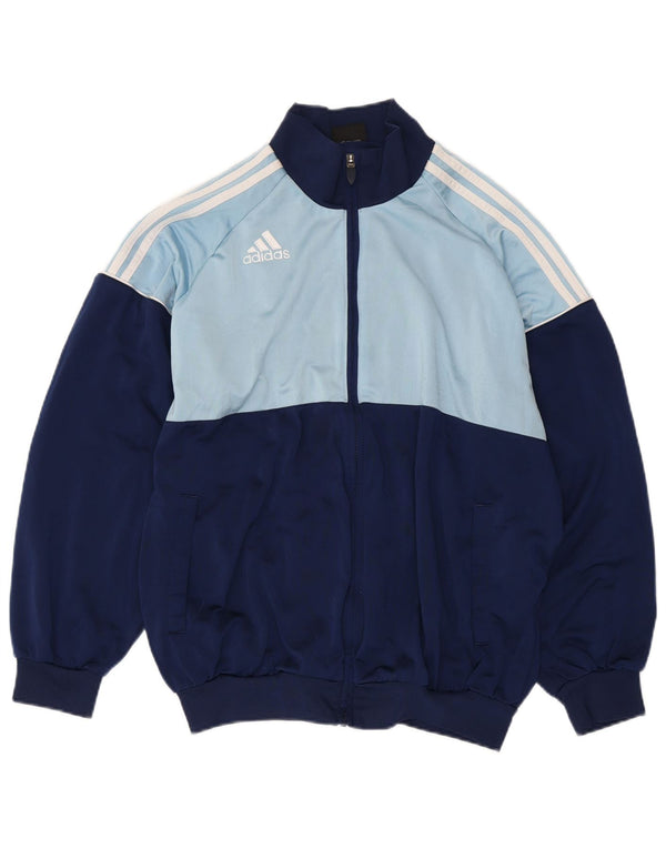 ADIDAS Masculino Full Tracksuit UK 40/42 Médio Azul Marinho Colourblock Poliéster